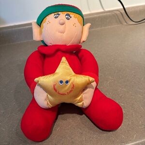 Vintage Avon Petey Elf Plush with Star**FLAWS